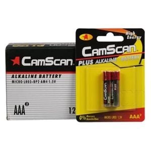 بطاريات ألكالين كامسكان - AAA - 1.5 فولت - اصفر