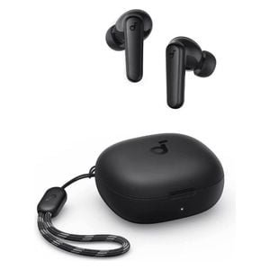 سماعة بلوتوث داخل الاذن انكر R50i - مقاومة الماء IPX5 - ميكرفون مزدوج - اسود