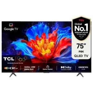 شاشة تي سي ال 75-انج فئة P8K - سمارت - 4K - QLED - إصدار 2025 - 144 هيرتز