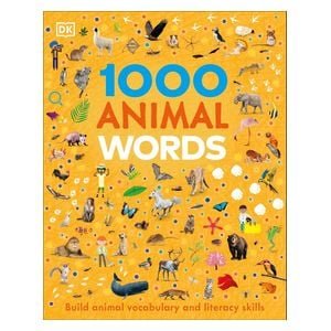 كتاب 1000 كلمة عن الحيوانات - انكليزي - غلاف ورقي